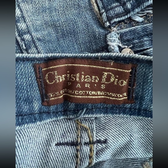 Christian Dior: Vintage - Blue Denim Fashion Piece - Picture 2 of 9